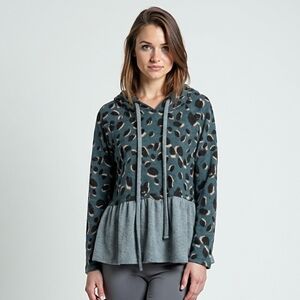 Perfect Peach Cropped Hoodie Size Small